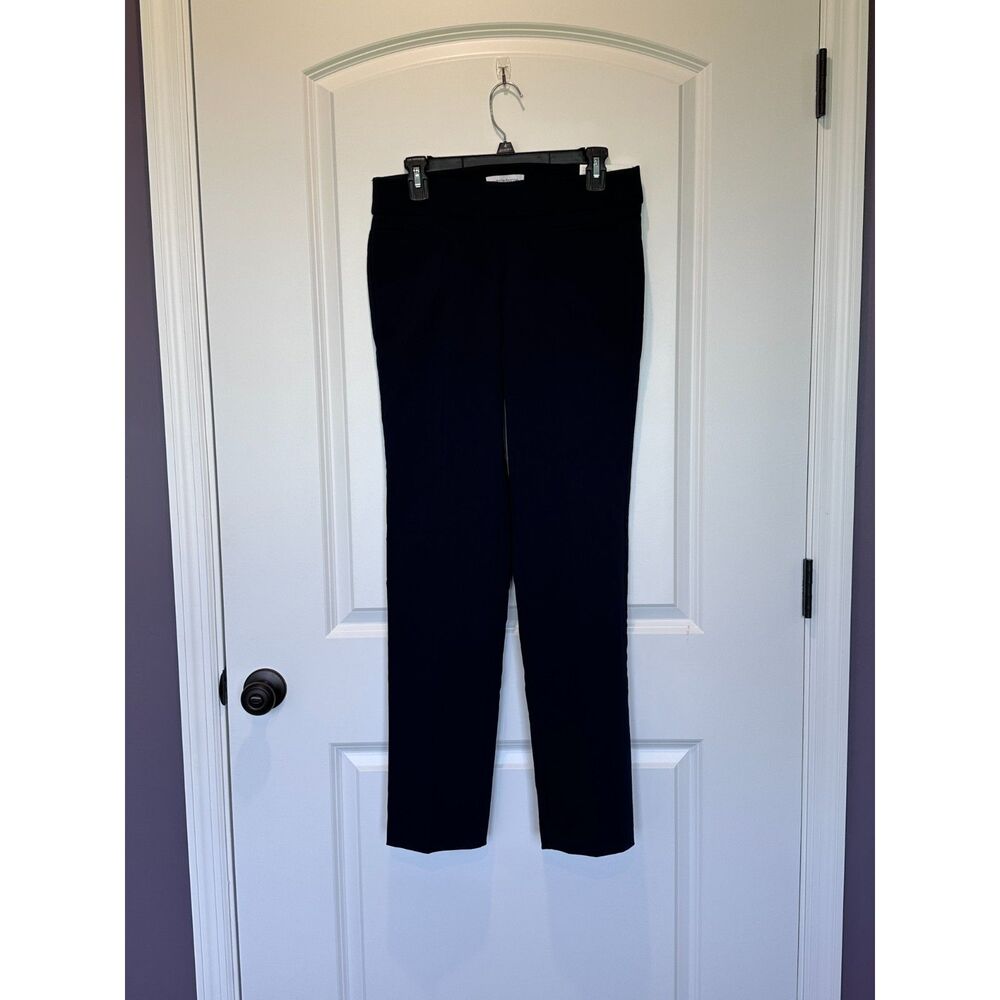 NWT Liz Claiborne Lisa Straight Leg Mid-Rise Pants Navy Size 4